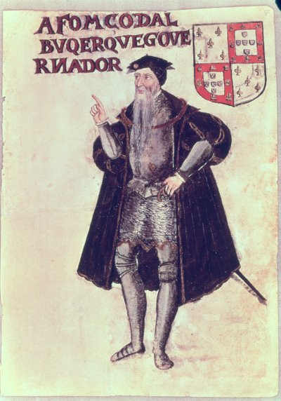 Afonso de Albuquerque (1453-1515), virrey portugués de las Indias de Portuguese School